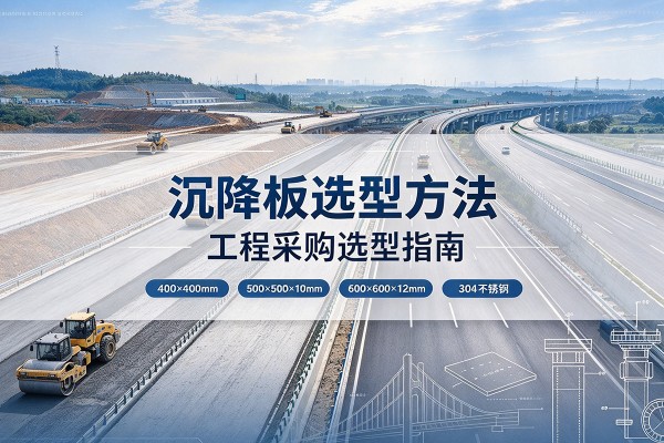 远安沉降板选择方法